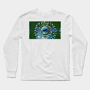 Zo-Disc Goat with background v1 Long Sleeve T-Shirt